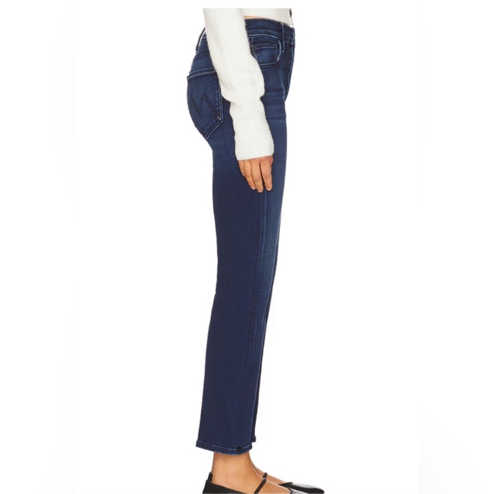MOTHER Dark Blue Straight Leg Jeans - Picture 3 of 8